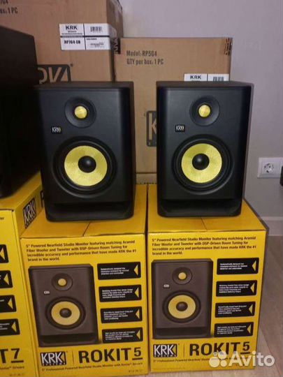 Студийные мониторы KRK Rokit 5 G4, KRK Rokit 7 G4