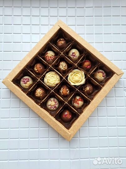 Шоколад ручной работы. Вкусный подарок