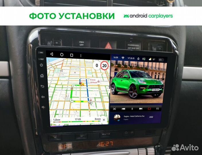 Штатная магнитола на android для Porshe