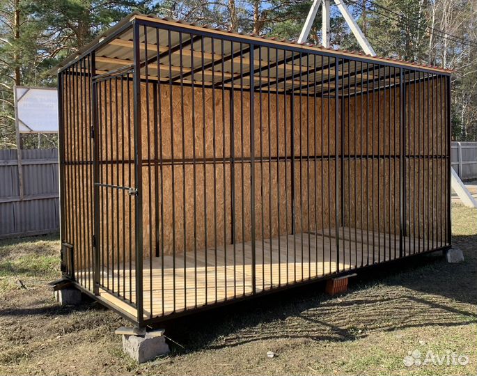 Вольер для собак уличный новый
