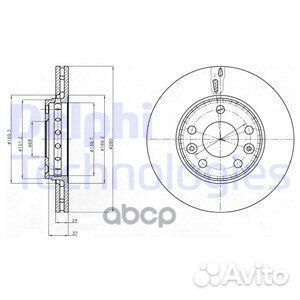 BG4265 Диск тормозной renault duster 11/fluenc