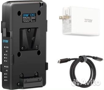 Зарядное устройство zitay для v-mount USB-C