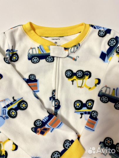 Флисовый комбинезон Carters на мальчика 104
