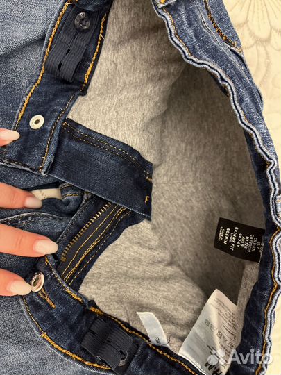 Джинсы утепленные для мальчика 128