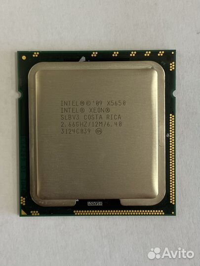 Процессор Intel Xeon X5650 LGA1366, 6 x 2660 мгц