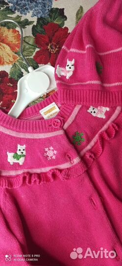 Брендовые вещи пакетом на девочку 80 86 92