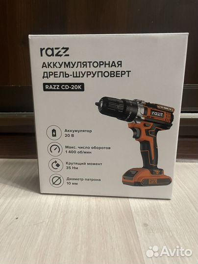 Аккумуляторная дрель-шуруповерт