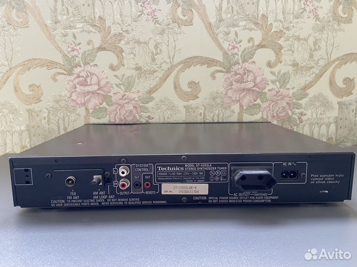 Тюнер technics st-x302la