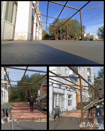 Заливка (стяжка) полов бетоном