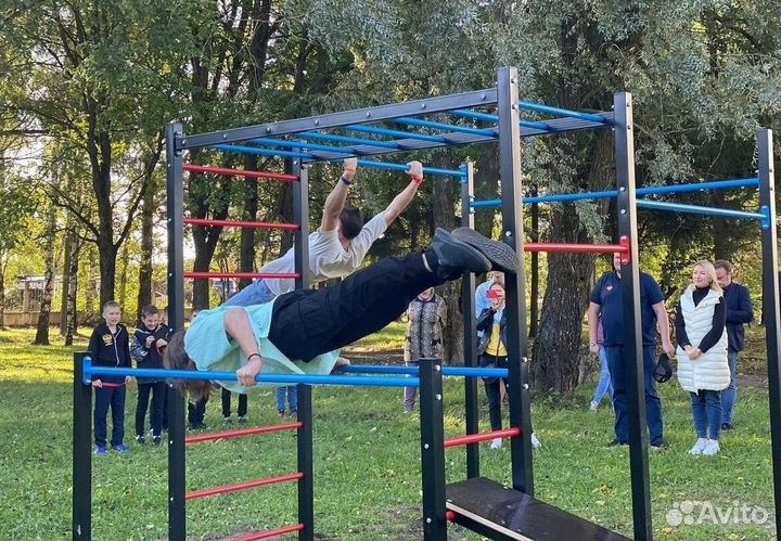 Воркаут площадка турник гто