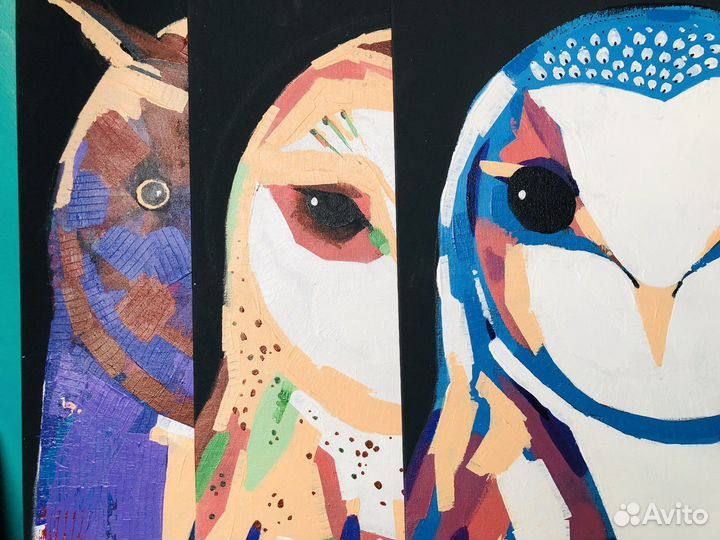 Картина акрилом на холсте