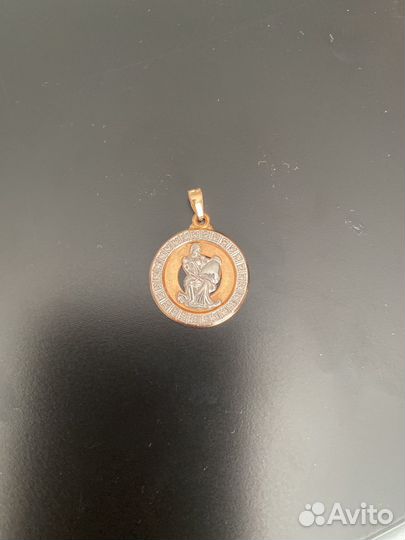 Золотой кулон подвеска 585