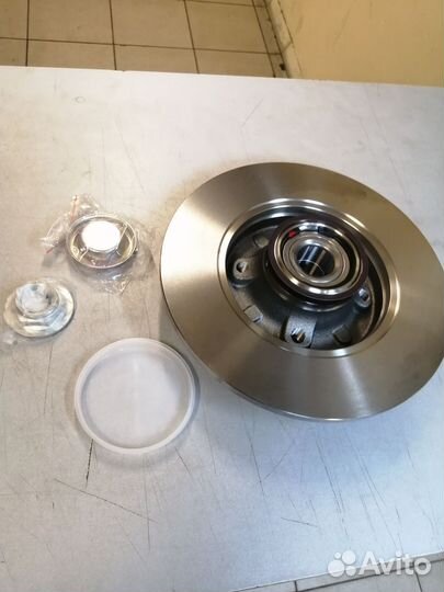 Диск тормозной задний + к-цо ABS peugeot 207, 307