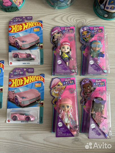 Hot wheels машинки Barbie extra новые