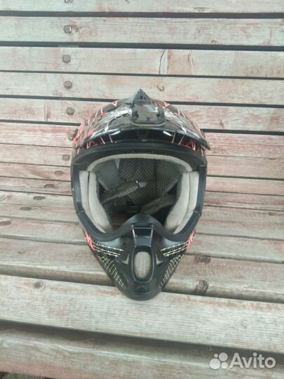 Мотошлем кроссовый бу vega