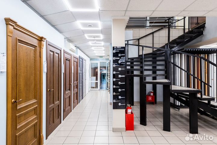 Дверь серая межкомнатная