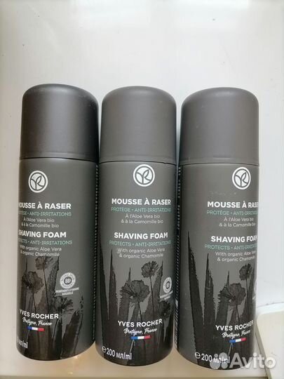 Пена для бритья yves rocher