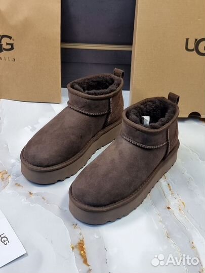 Угги Ugg шоколадные коричневые