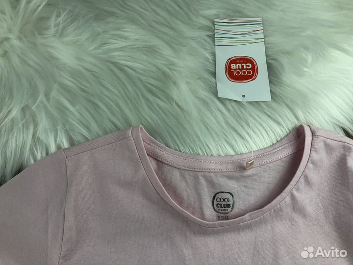 Футболка детская для девочки 122 128