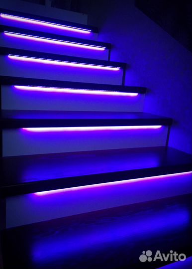 Подсветка лестницы. Умный свет