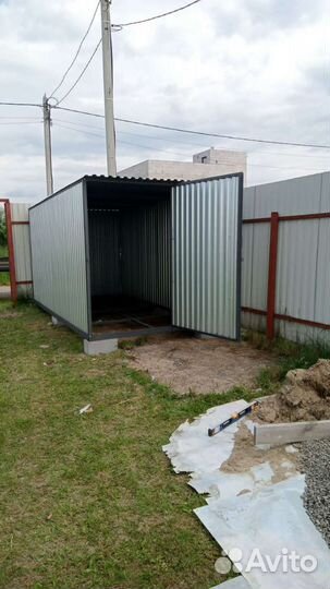 Гараж пенал ракушка металлический оцинкованный