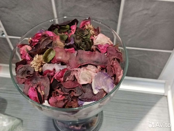 Ваза и сухоцветы IKEA