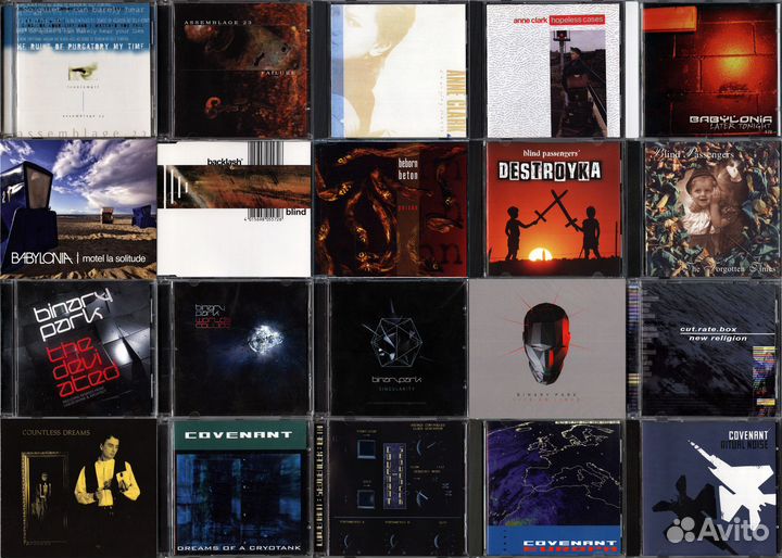 CD диски, EBM, Electro, Synthpop, Gothic (Фирма)
