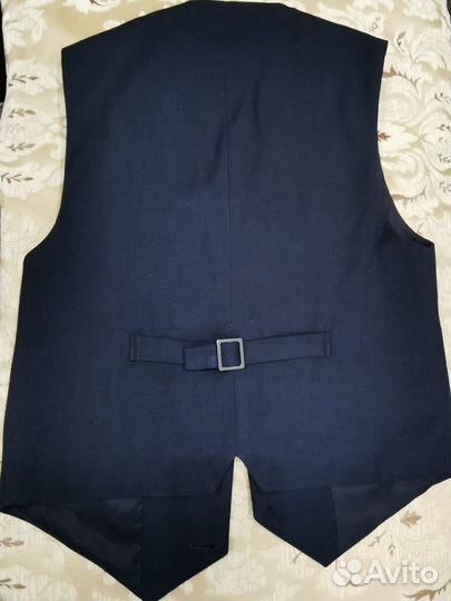 Жилет школьный синий