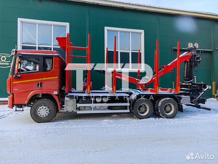 Лесовоз (сортиментовоз) Shacman X3000 с КМУ Велмаш-С, 2025