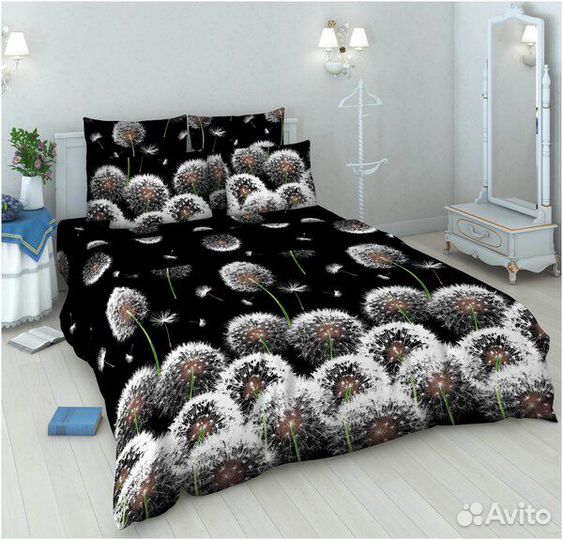 Постельное белье 1.5 натуральный хлопок