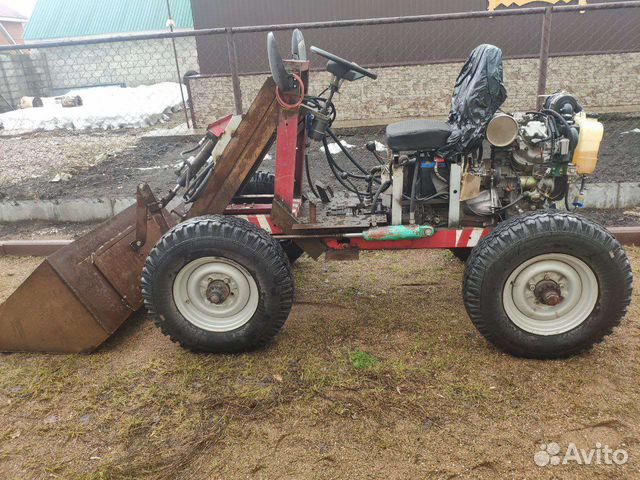 Мини трактор самоделка(погрузчик)
