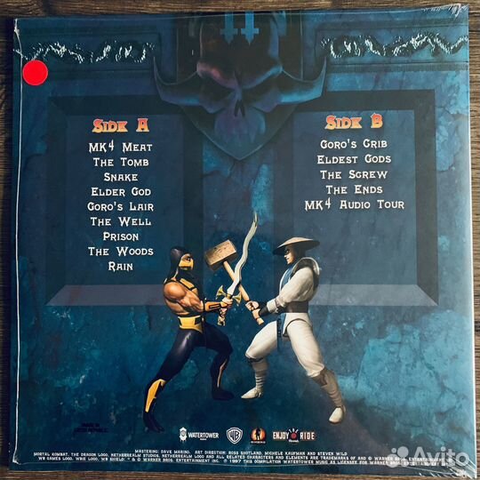 Саундтреки Mortal Kombat на виниле 1 / 2 / 4