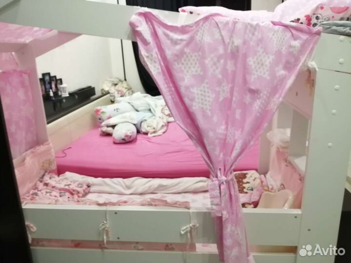 Детская кровать от 2 лет с бортиками