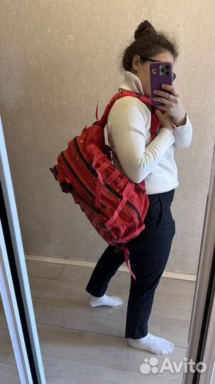 Тактический рюкзак для кроссфит красный