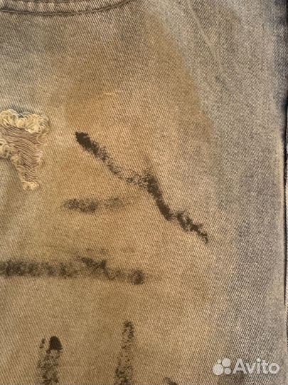 Джинсы Acne studios type грязные какиу Кореша