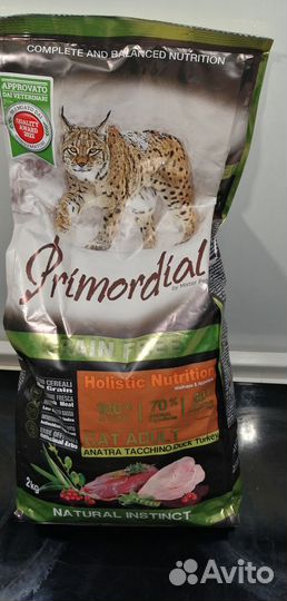 Сухой корм для кошек Primordial беззерновой