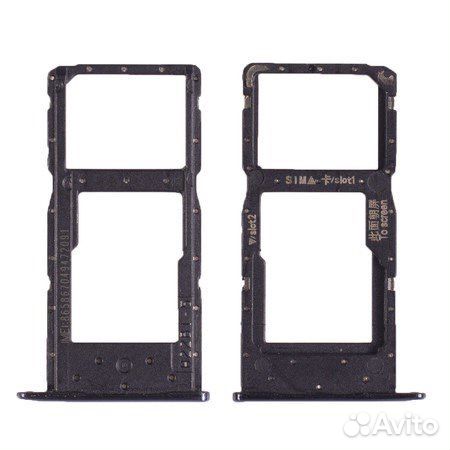 Лоток, держатель для Sim+SD Honor 10 Lite