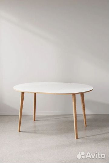 Круглый кухонный раздвижной стол