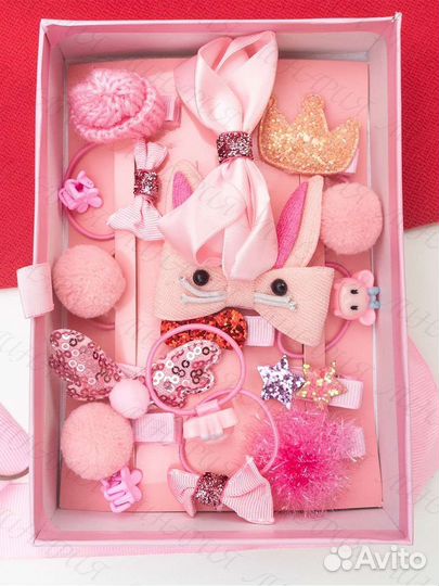 Подарочный набор заколок детский для волос