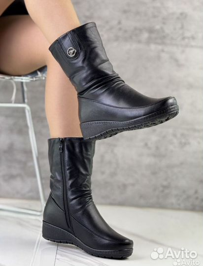 Сапоги зимние для широкой стопы бабушке