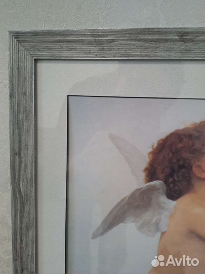 Картина постер Амур и Психея Бугро