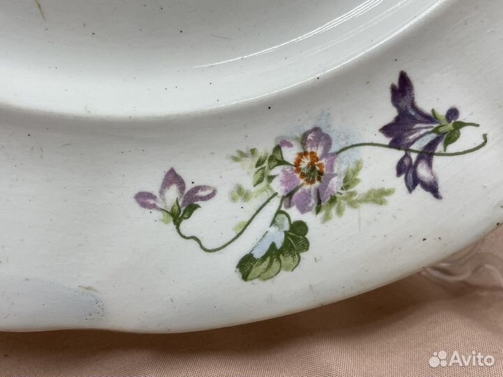 Тарелка, блюдо кузнецово-тверь.Г Ф. им.калинина