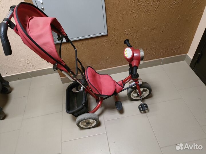 Детский трехколесный велосипед бу