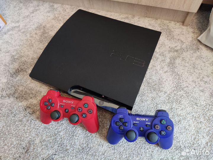 Прошитая PS3 Slim 320Gb+куча игр