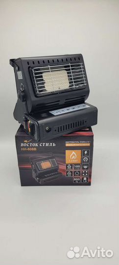 Газовый обогреватель-плита 2 в 1