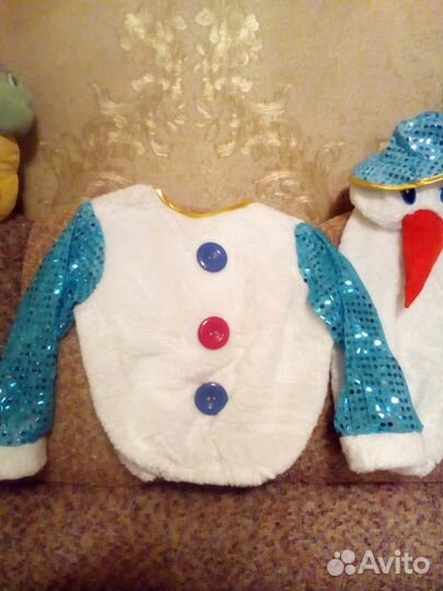 Карнавальный костюм снеговик