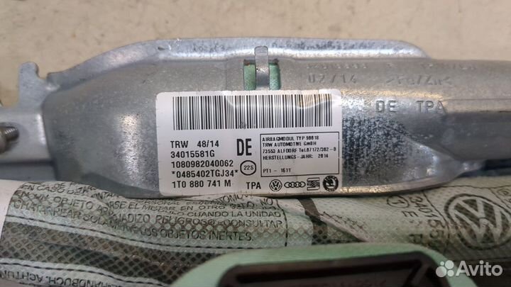 Подушка безопасности боковая Volkswagen Touran, 2014