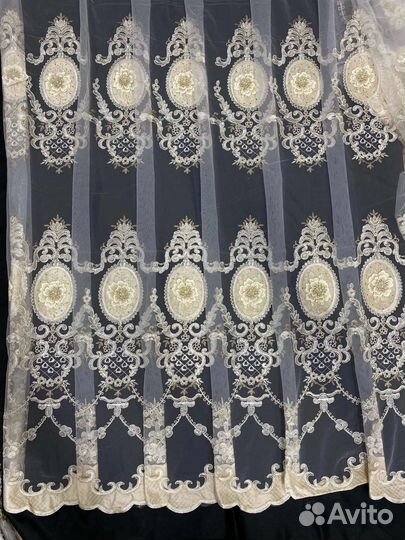 Тюль Новый со стразами