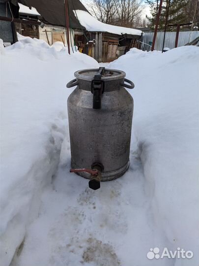 Бидон молочный с краном и без