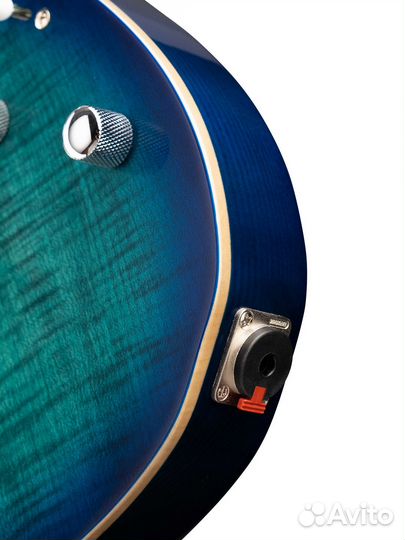 Электрогитара, синяя Cort X700 LBB Duality